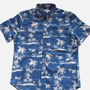 Vintage SummerMEN'S PRINTED SHORT SLEEVE BUTTONDOWN